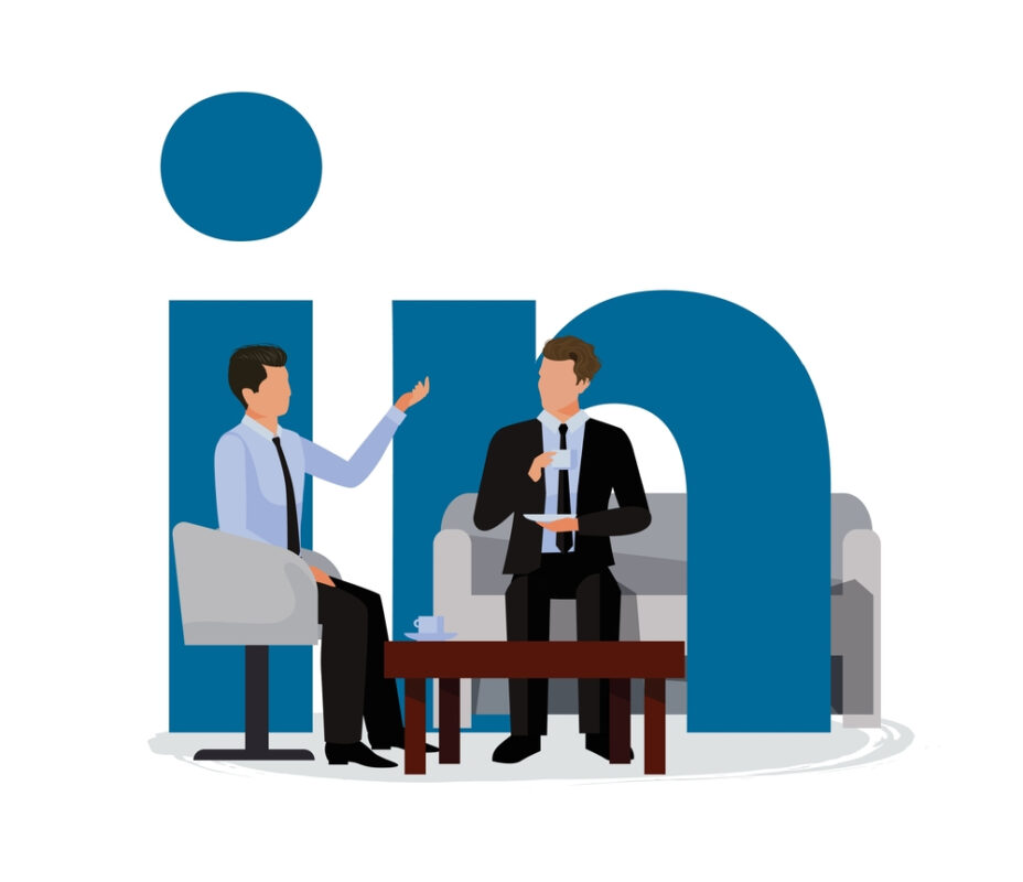 linkedIn logo with person