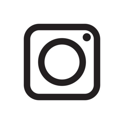 Instagram logo in black helper tools 