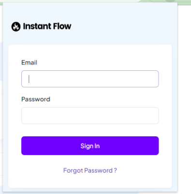 instant flow interface