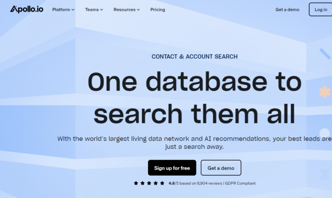 Apollo.io powerful database for leads