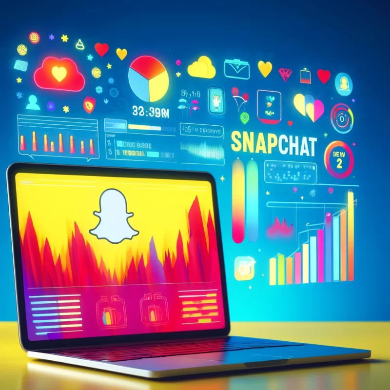 Snapchat account on laptop