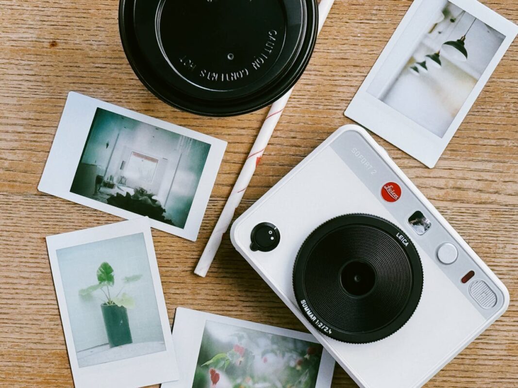 photograph on a table